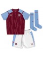 Otroški Nogometna dresi replika Aston Villa Moussa Diaby #19 Domači 2023-24 Kratek rokav (+ hlače)